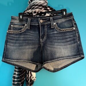Cute Blingy Denim Shorts